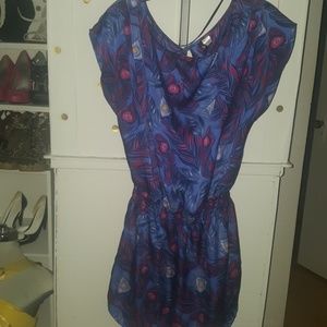 H & M Peacock Dress